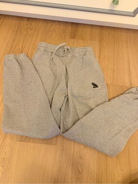 OVO Men’s Heather Gray Sweatpants with Owl Logo